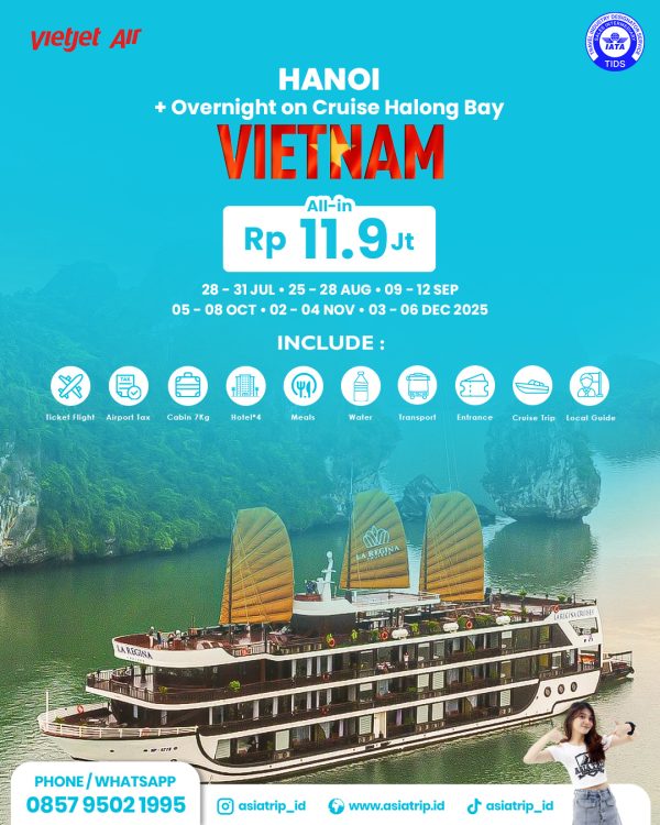 Hanoi + Overnight on Cruise Halong Bay, Vietnam