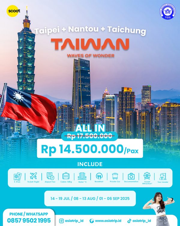 Tour Taipei + Nantou + Taichung, Taiwan
