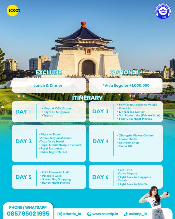 Tour Taipei + Nantou + Taichung, Taiwan - Image 2