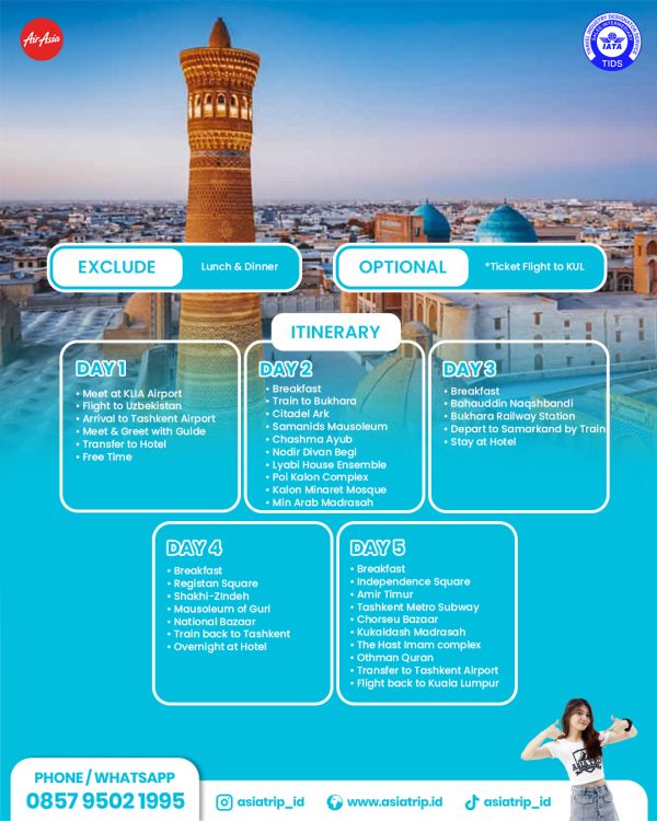 OPENTRIP Tashkent - Bukhara - Samarkand, Uzbekistan - Image 2