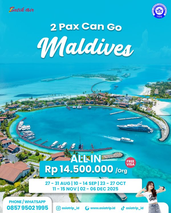 Maldives 2 Pax Can Go