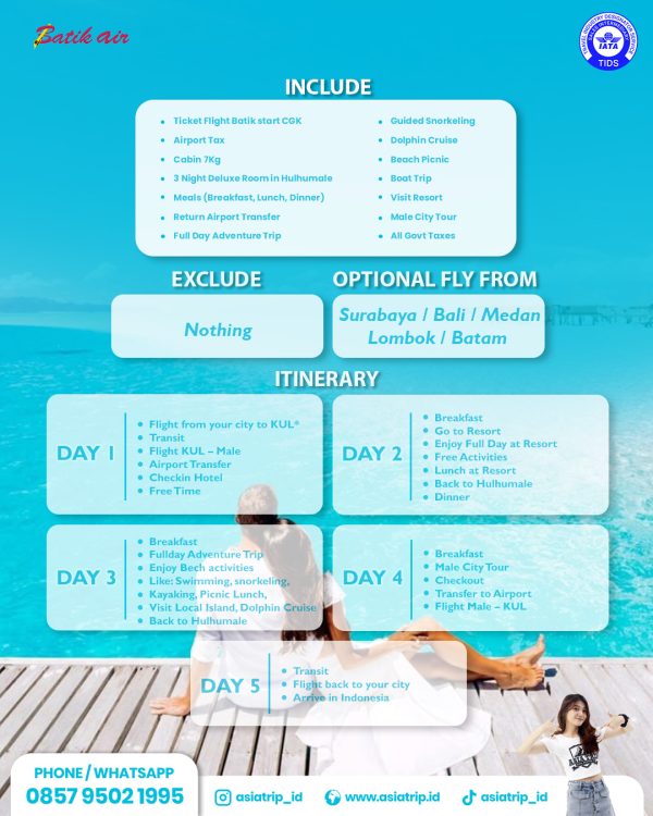Maldives 2 Pax Can Go - Image 2