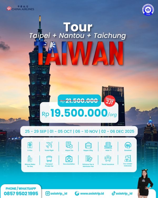 Tour Taipei + Nantou + Taichung, Taiwan