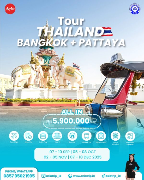 Tour Bangkok + Pattaya, Thailand