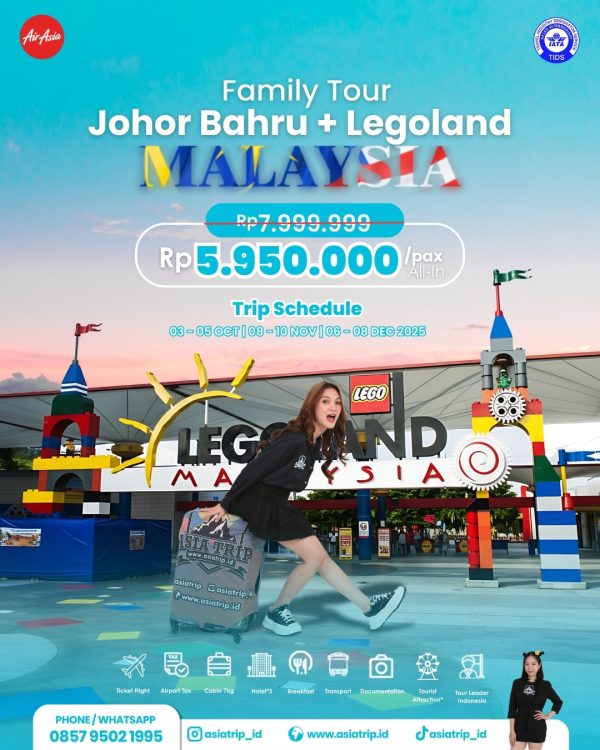 Family Trip Johor Bahru + Legoland, Malaysia