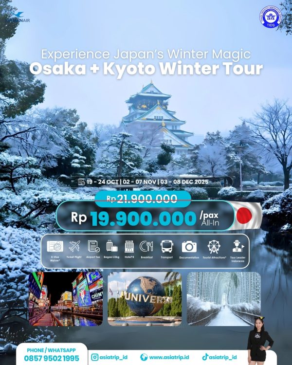 Experience Winter in Osaka + Kyoto, Japan