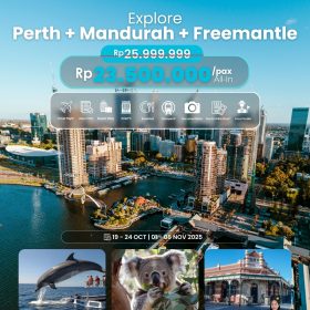 Explore Perth + Mandurah + Freemantle, Aussie