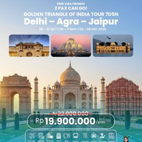 GOLDEN TRIANGLE TOUR 7D5N | Delhi – Agra – Jaipur