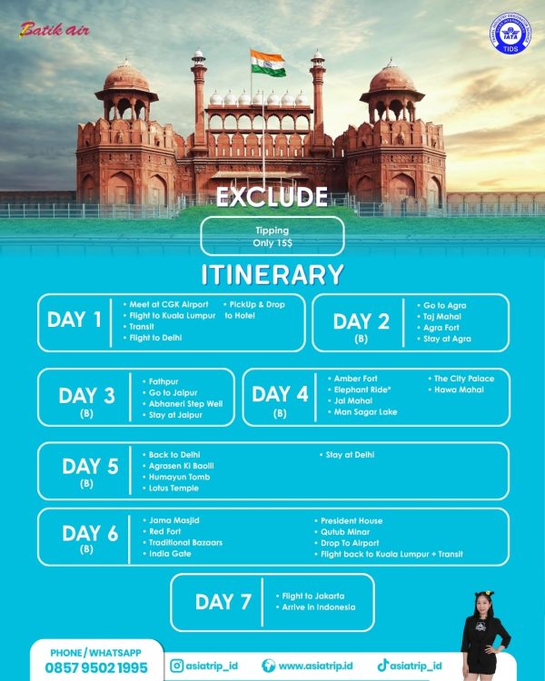 GOLDEN TRIANGLE TOUR 7D5N | Delhi – Agra – Jaipur - Image 2