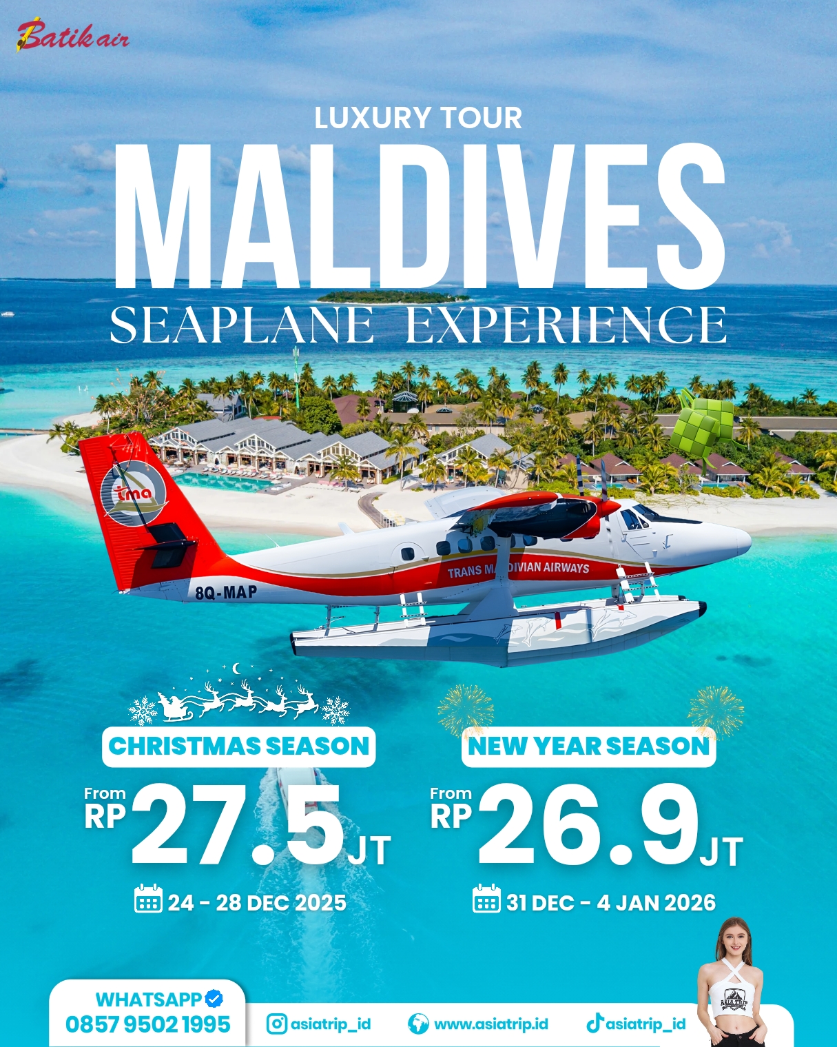 Luxury Tour Experience SeaPlane in Maldives