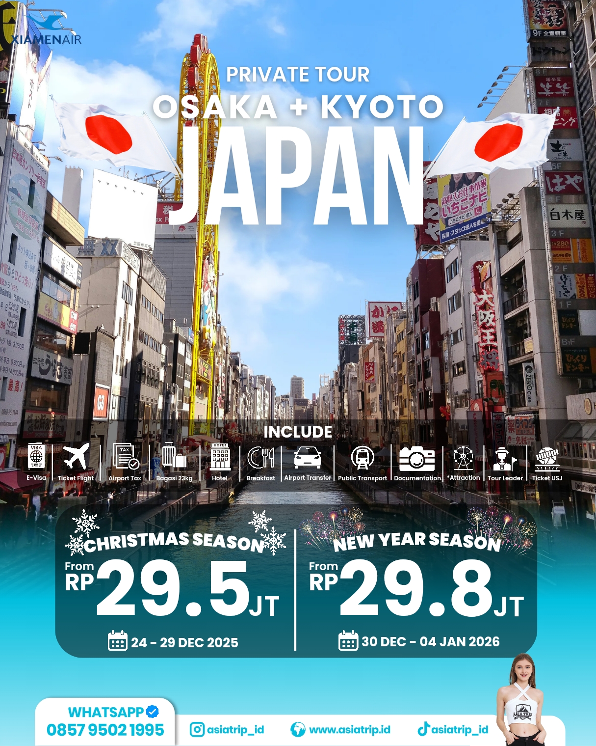 Private Tour Osaka + Kyoto, Japan