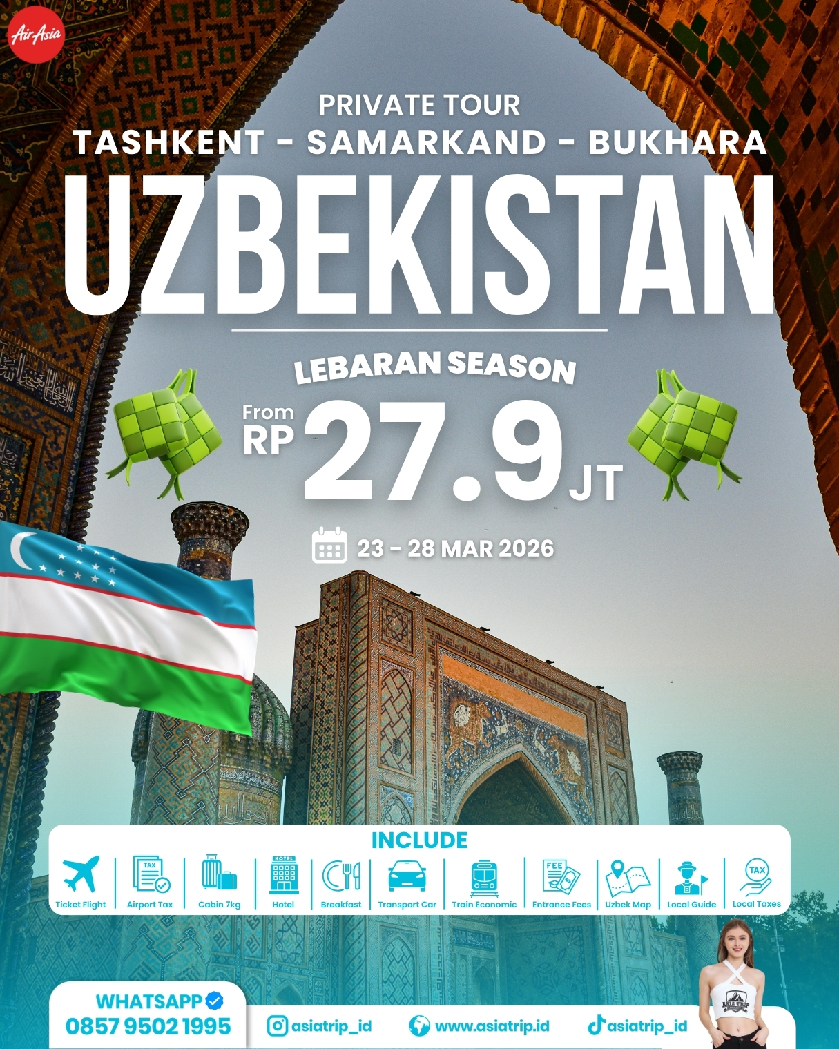 Private Tour Uzbekistan TASHKENT - SAMARKAND - BUKHARA