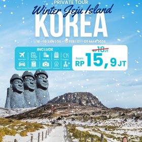 2 Pax Can Go Winter Jeju Island, Korea