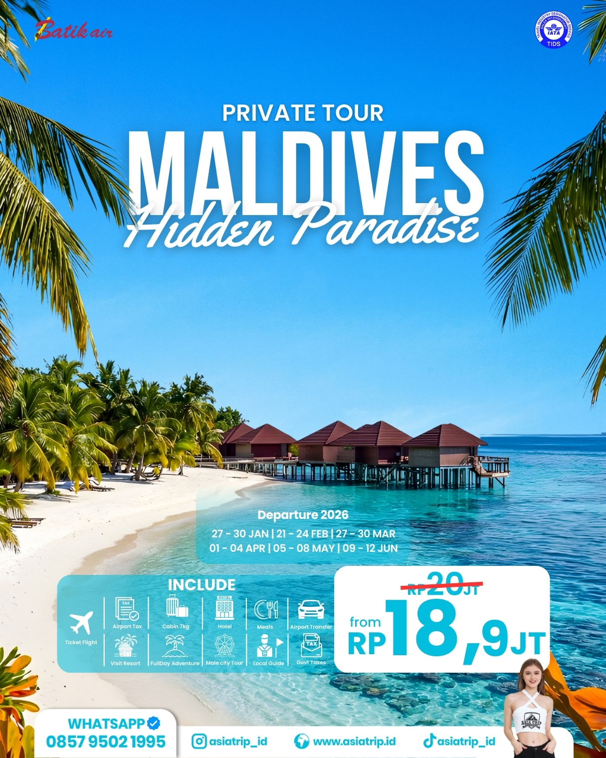 2 Pax Can Go Maldives