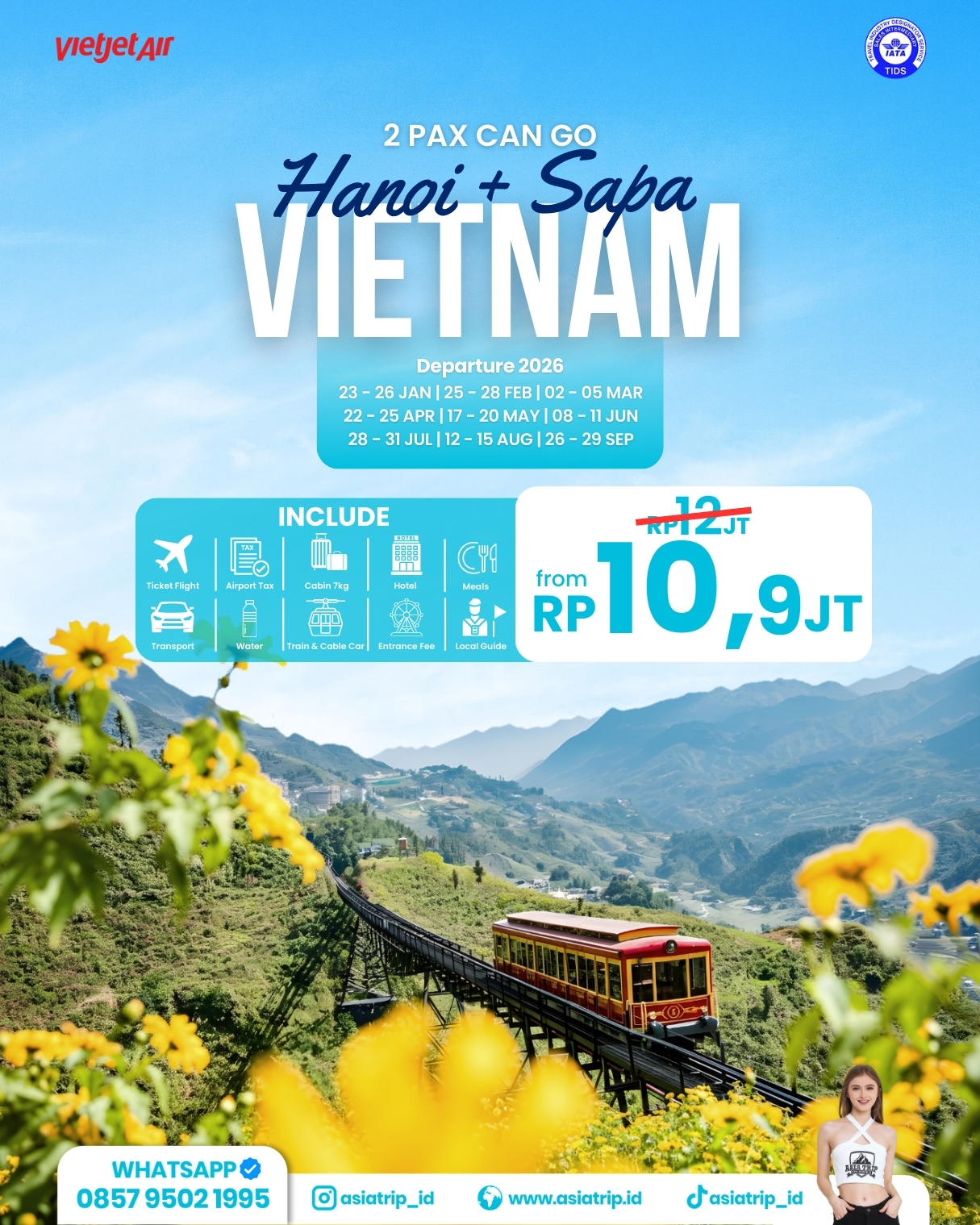 2 Pax Can Go Hanoi + SaPa, Vietnam