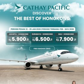 Promo Ticket to Hong Kong with Cathay