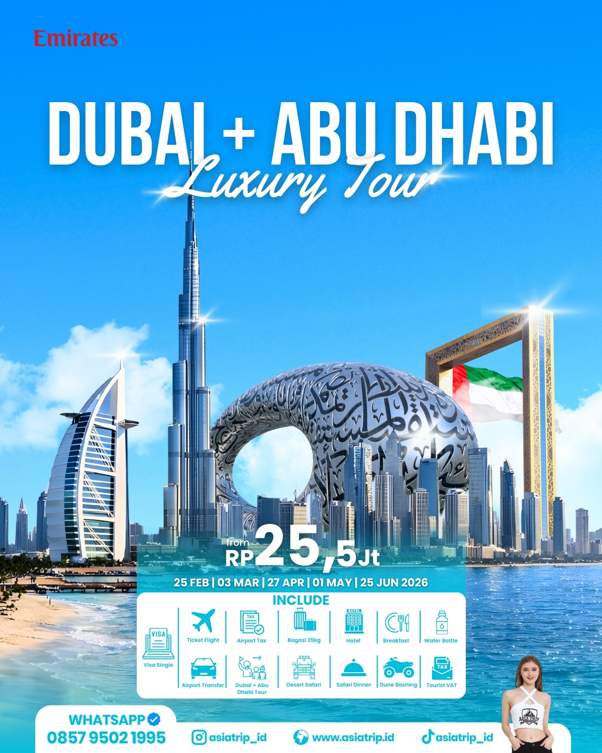 Luxury Tour Dubai + Abu Dhabi, UAE