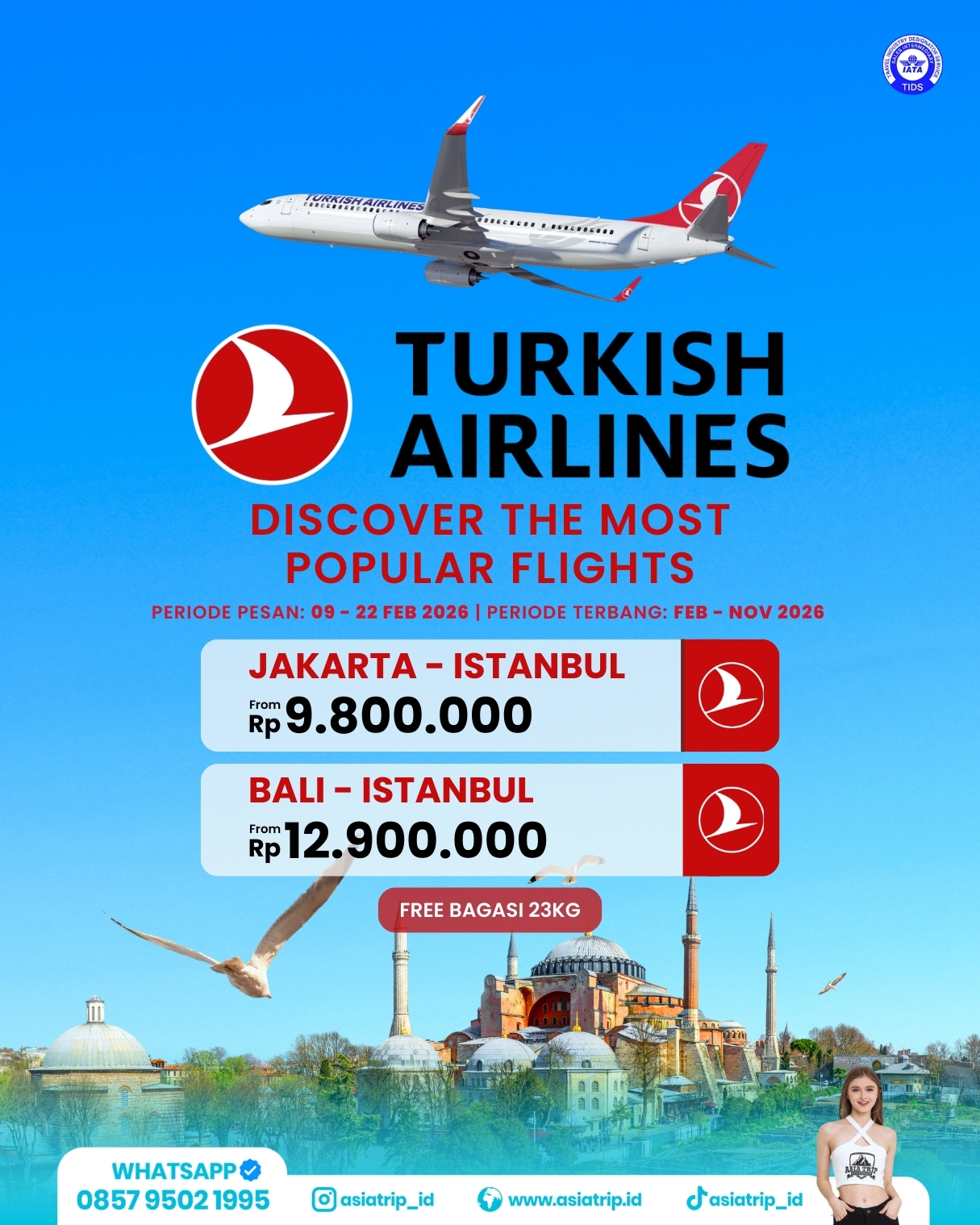 Ticket Promo Turkish Airlines