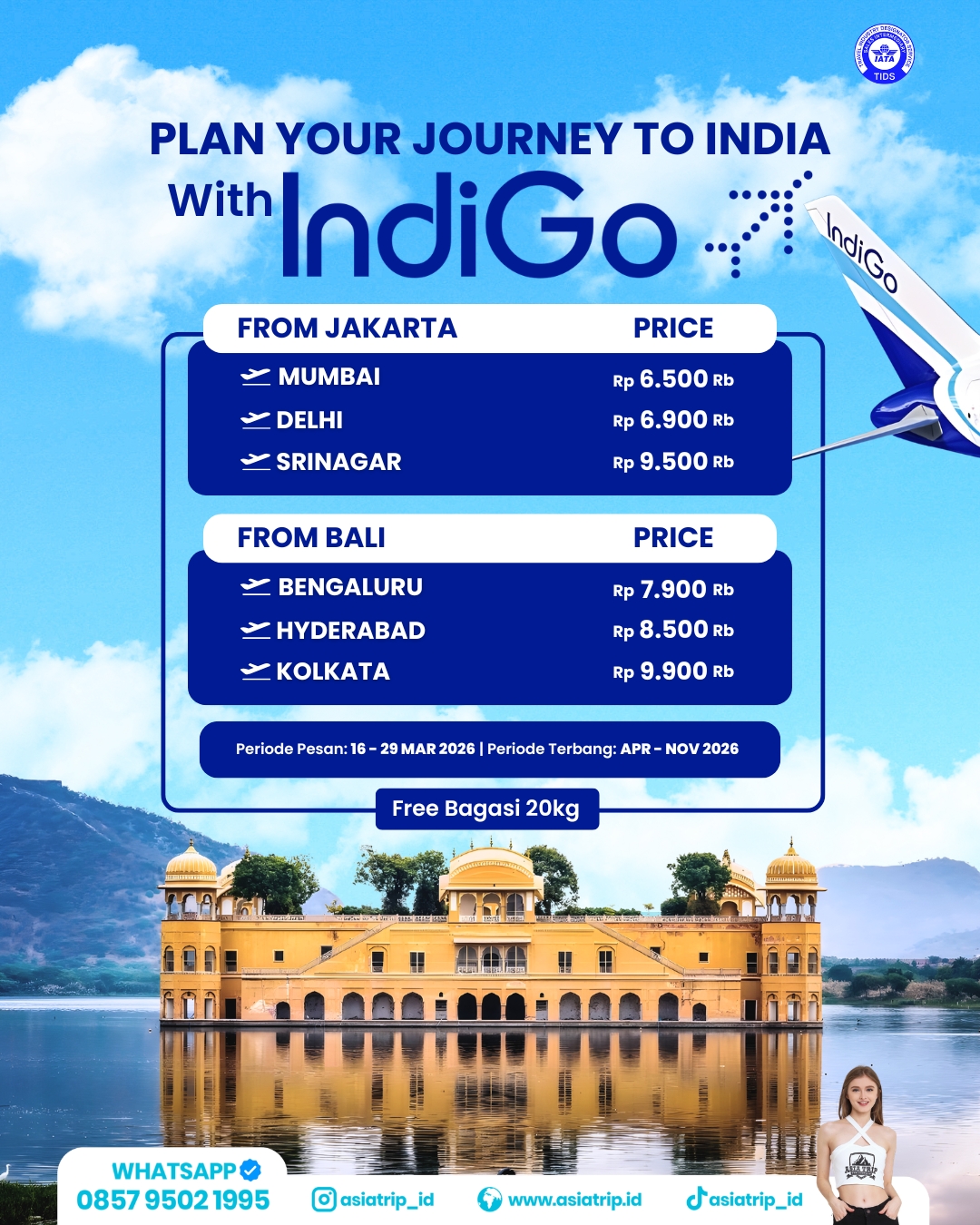 Promo Ticket IndiGo