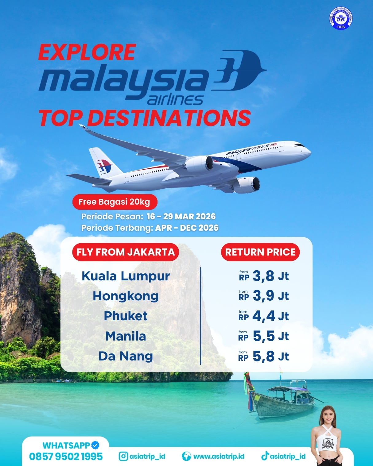 Promo Ticket Malaysia Airlines