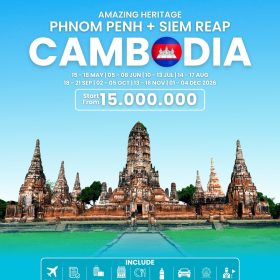 Tour Phnom Penh + Siem Reap, Cambodia