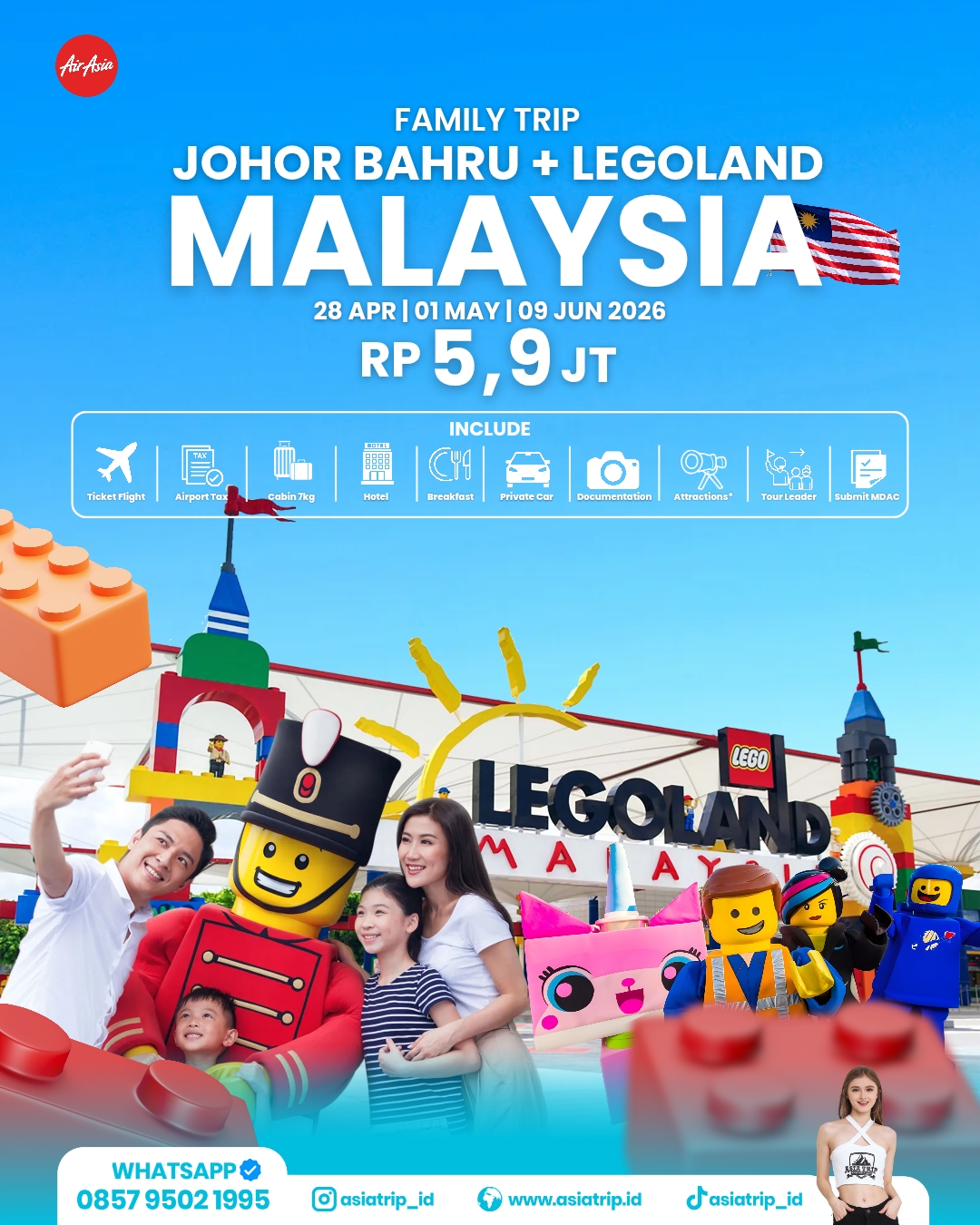 Family Trip Legoland, Johor Bahru