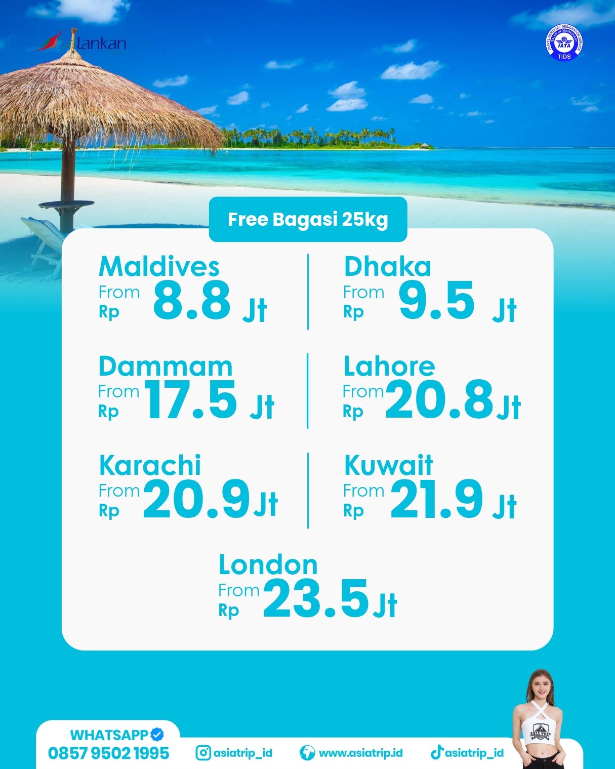 Ticket Srilankan Air - Image 2