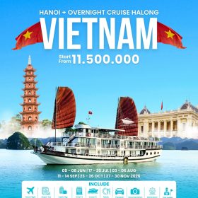Hanoi + Overnight Cruise Halong, Vietnam