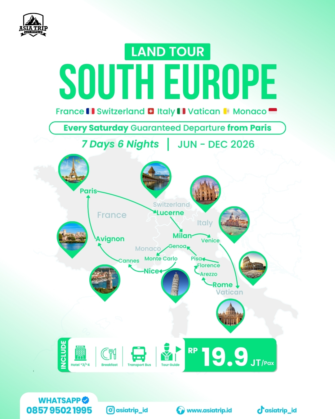 LANDTOUR SOUTH EUROPE