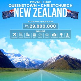 Private Tour Queenstown - Christchurch, NEW ZEALAND