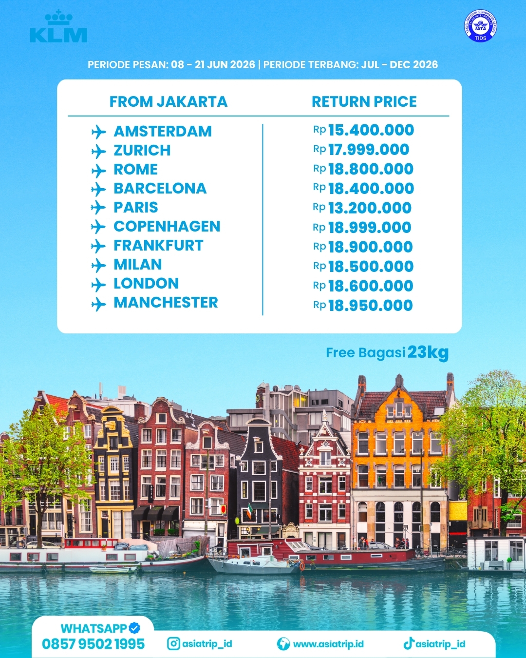 Ticket KLM - Image 2