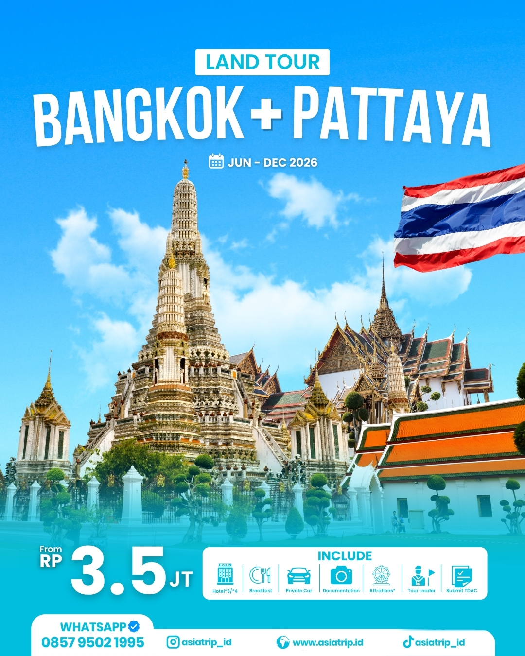 LANDTOUR Bangkok + Pattaya