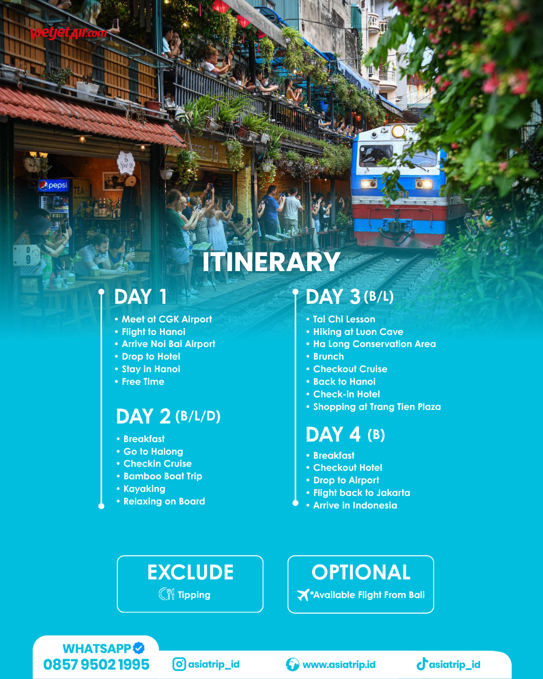2 Pax Can Go Hanoi + Halong Overnight Cruise - Image 2