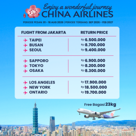 Tiket China Airlines