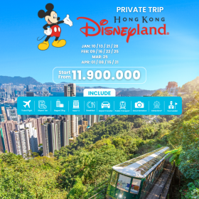 Private Trip HongKong + Disneyland 2027