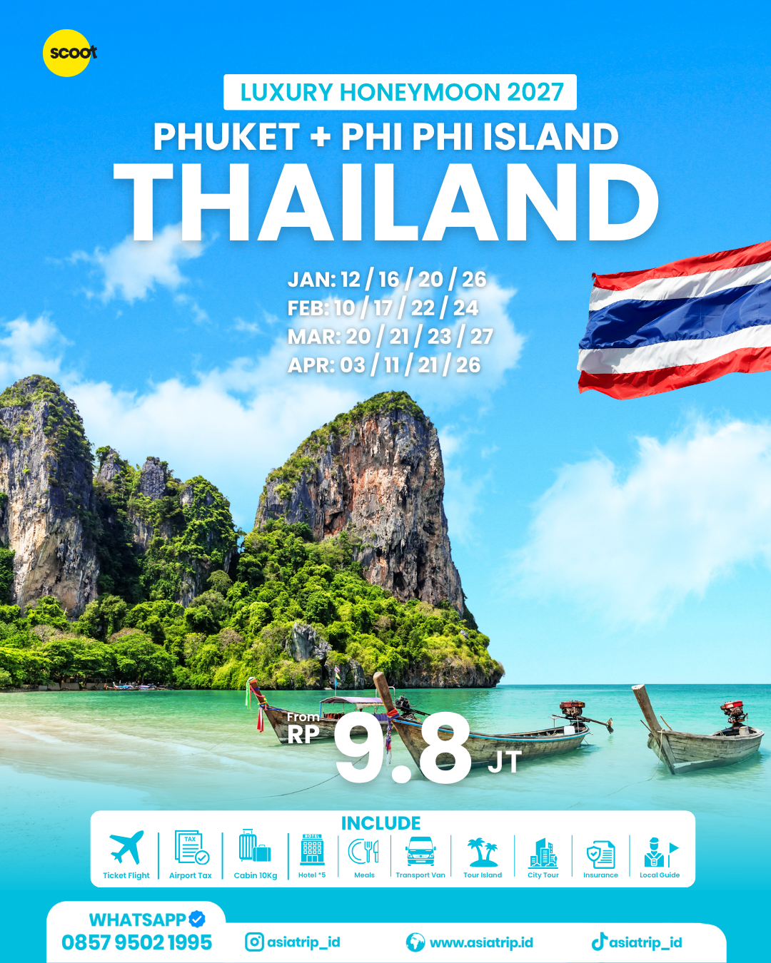 Luxury Honeymoon Phuket + Phi Phi Island