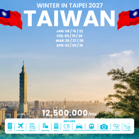 Winter Trip Taipei + Fulong, Taiwan 2027