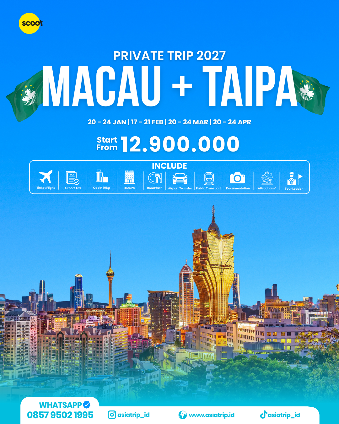 Private Trip Macau + Taipa 2027