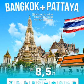 Tour Bangkok + Pattaya, Thailand