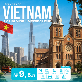 2 Pax Can Go Ho Chi Minh, Vietnam
