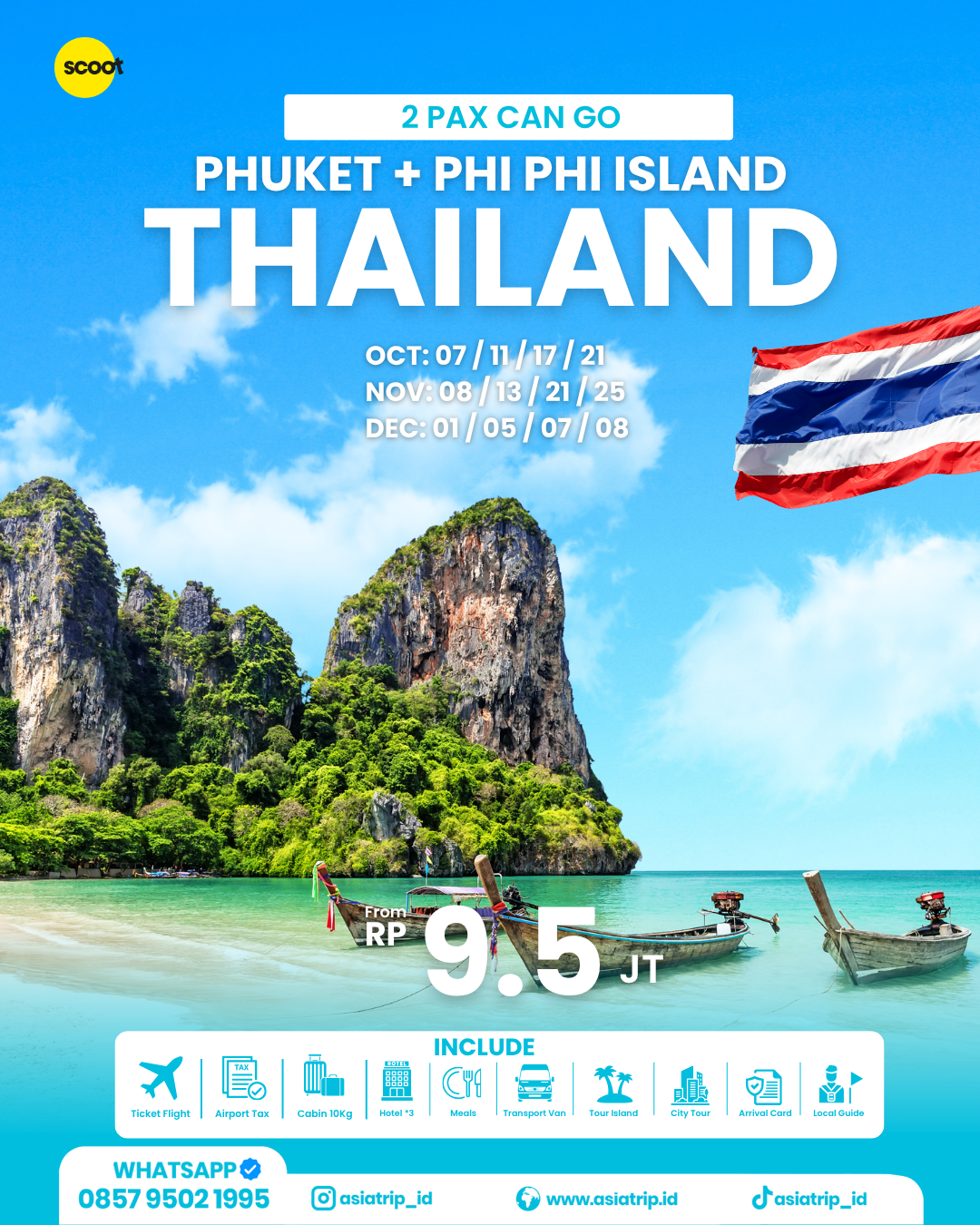 2 Pax Can Go Phuket + Phi Phi Island, Thailand 2026