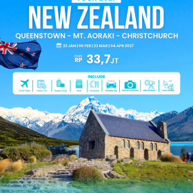 Private Tour Queenstown - Christchurch NEW ZEALAND 2027