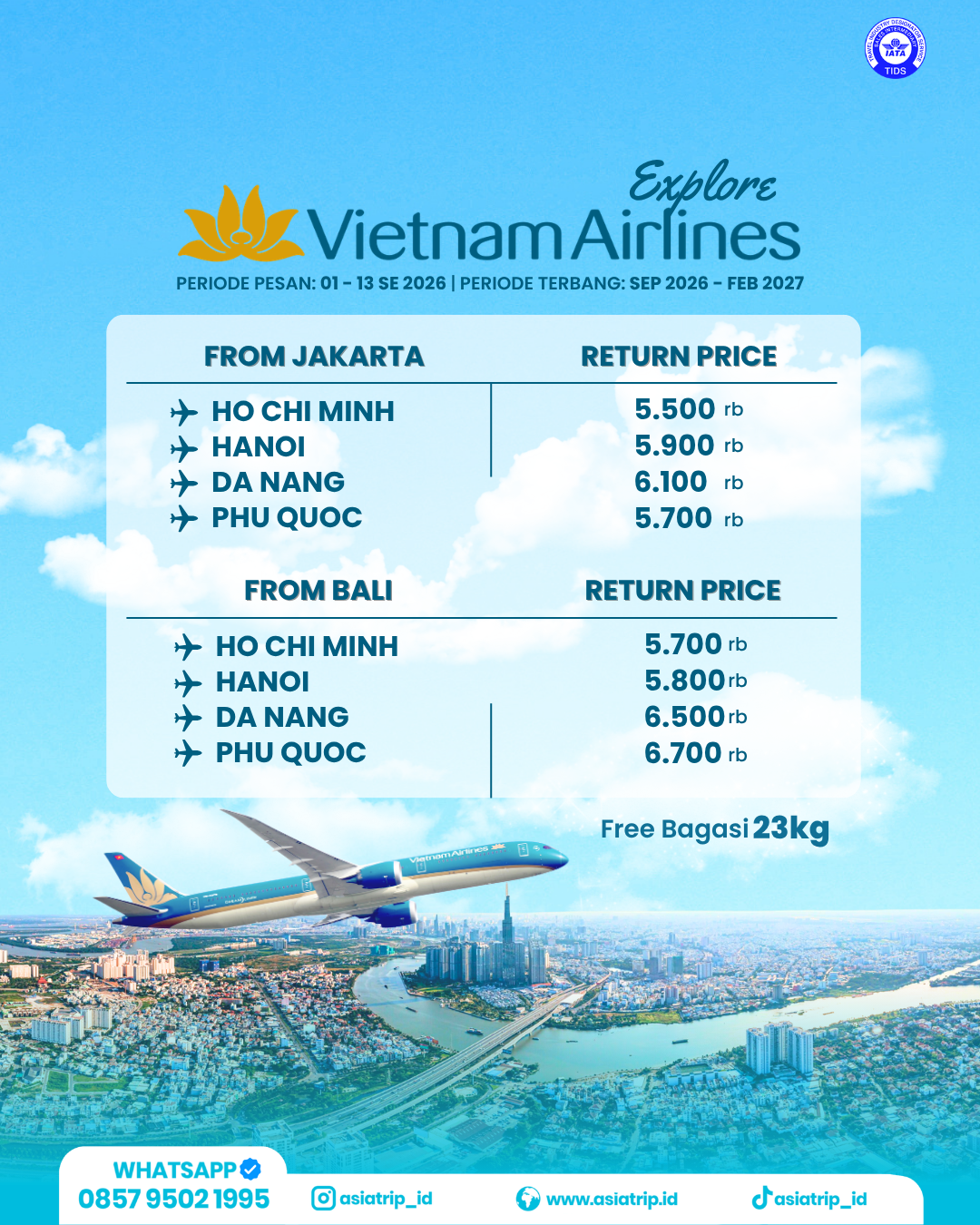 Vietnam Airlines Ticket